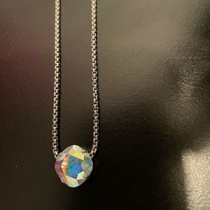 Sabika AB single stone necklace